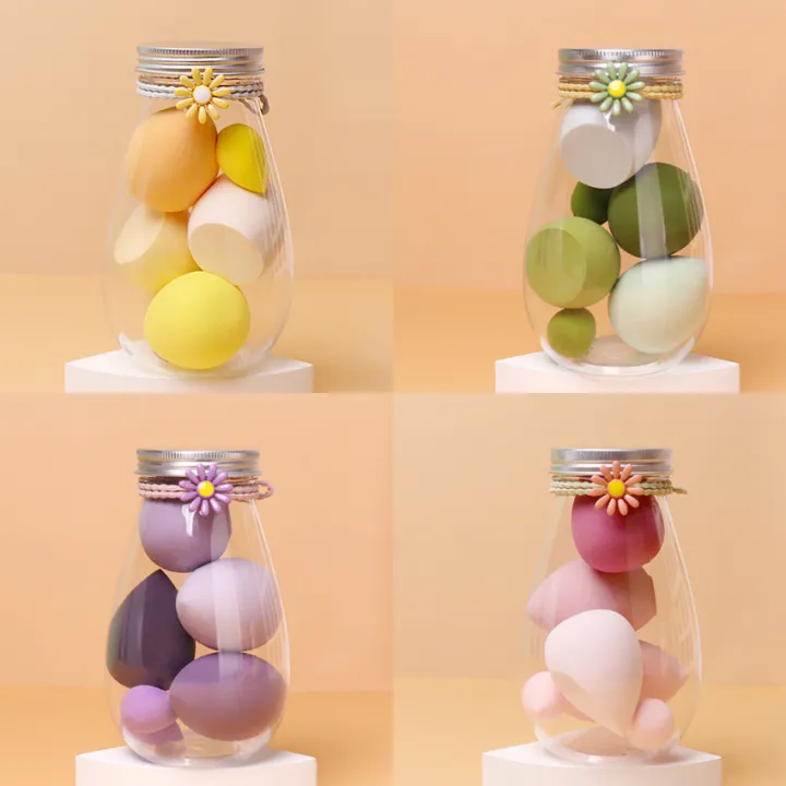 Beauty Blender Jar Set of 6 Soft Makeup Sponge ( Random) - Image 3