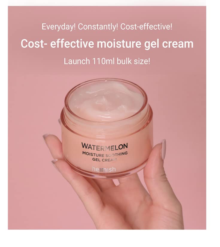 heimish Watermelon Moisture Soothing Gel Cream - 110ml - Image 4