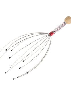Stainless Steel Head Massager - Silver
