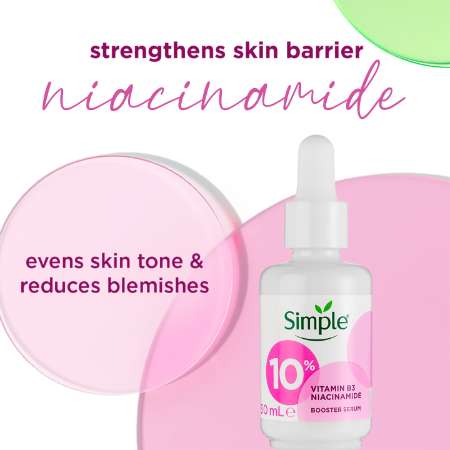 Simple Booster Serum 10% Niacinamide (Vitamin B3) - Image 2