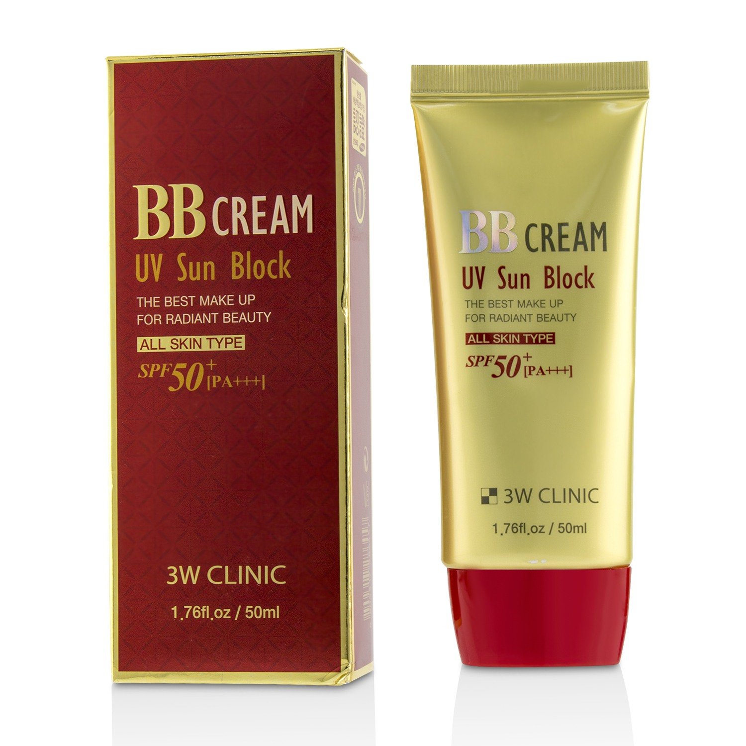 3W Clinic UV Sun Block BB Cream SPF50 PA+++