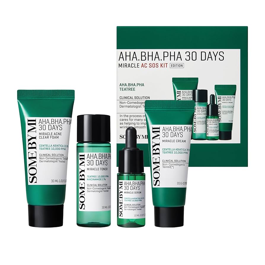 AHA, BHA, PHA 30 Days Miracle AC SOS Kit