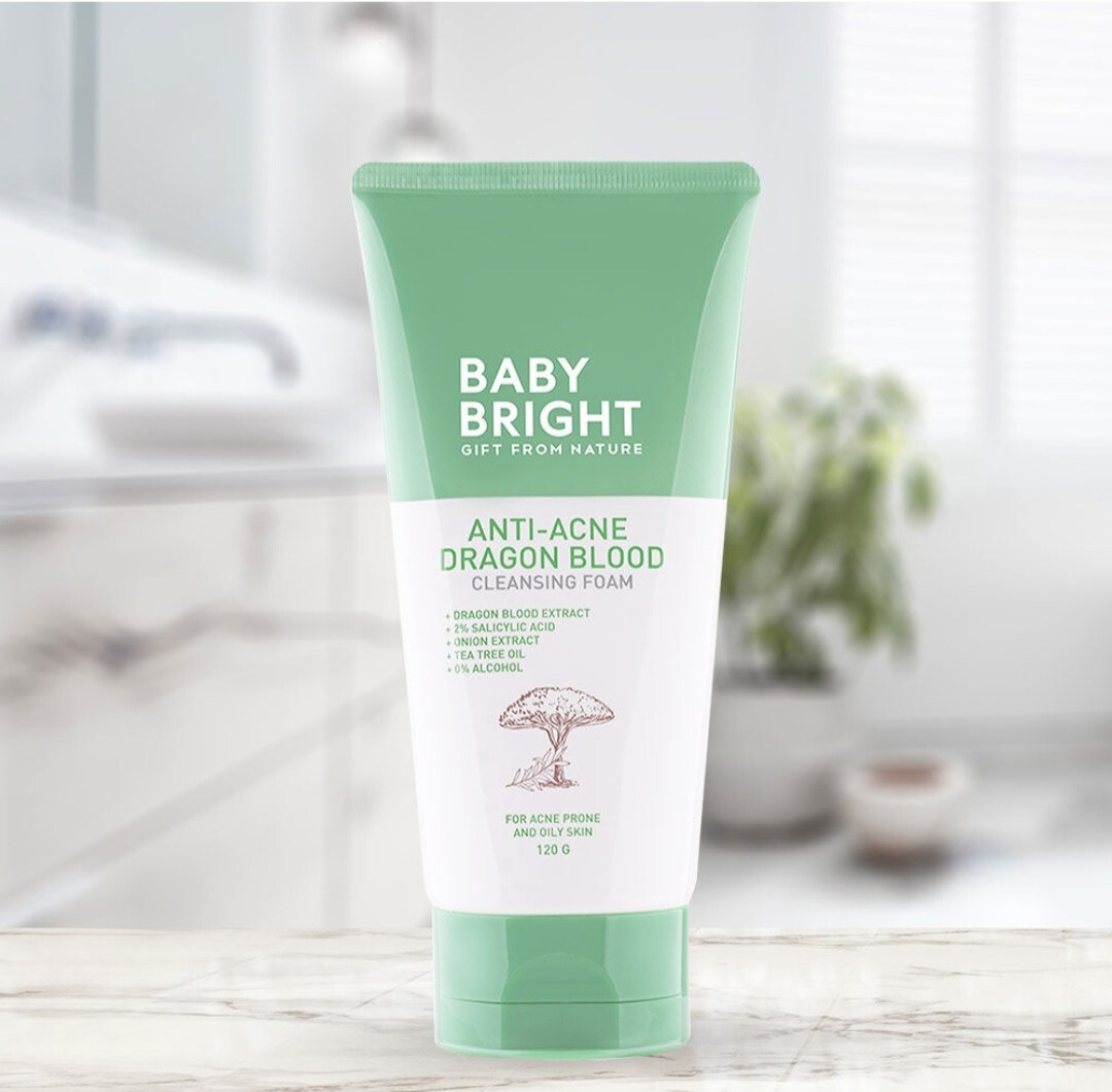 BABY BRIGHT Anti Acne Dragon Blood Cleansing Foam 120g