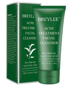 BREYLEE Acne Treatment Facial Cleanser Tea Tree Acne Face Wash 100gm