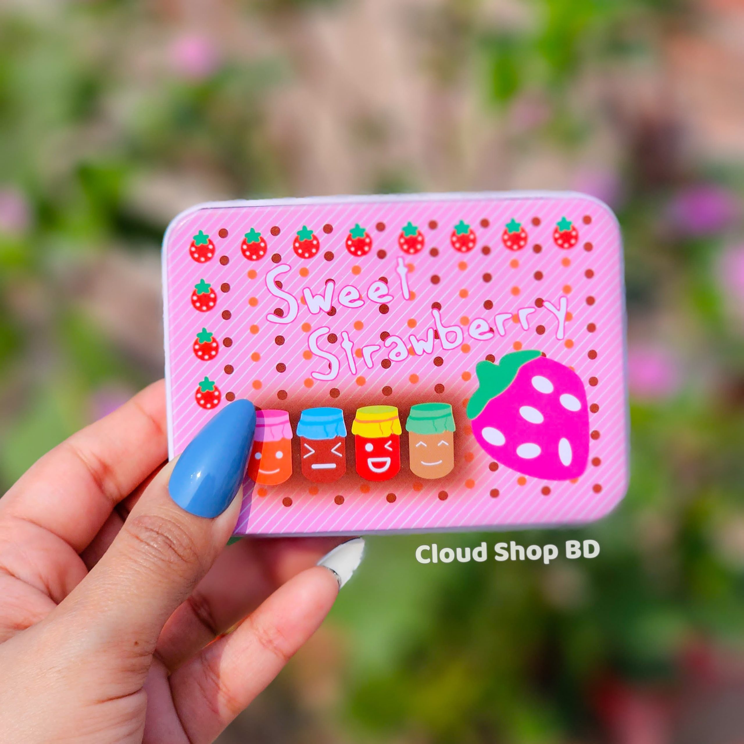 Sweet Strawberry Flat Bobby Pins -Black - Image 2