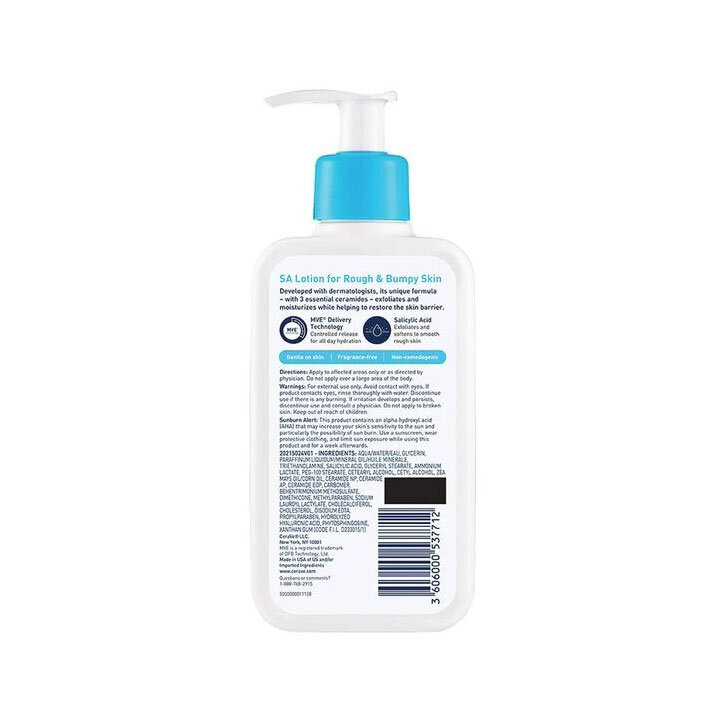 CeraVe SA Lotion for Rough & Bumpy Skin - 237ml - Image 2