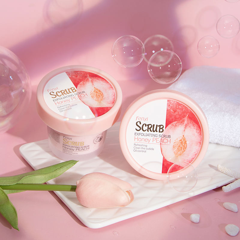 Fenyi Exfoliating Honey Peach Brightening Body Scrub