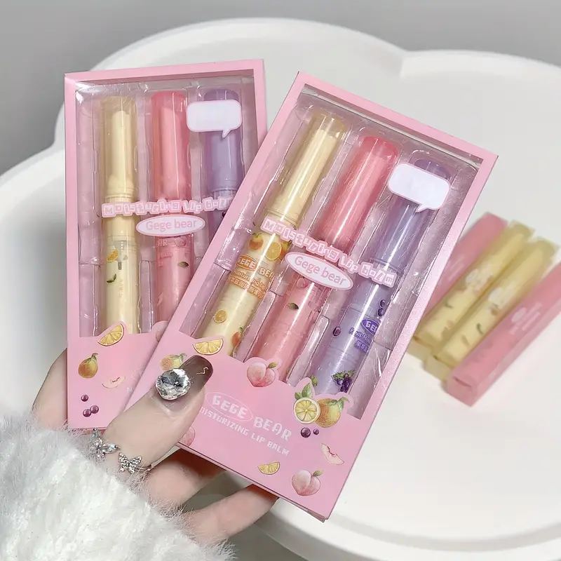 Gege bear Moisturizing Lip Balm Set