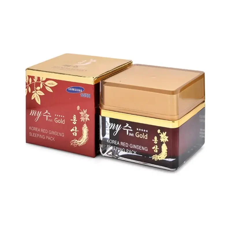 Gold MY SU Korea Red Ginseng Wrinkle Sleeping Pack - 50ml - Image 2