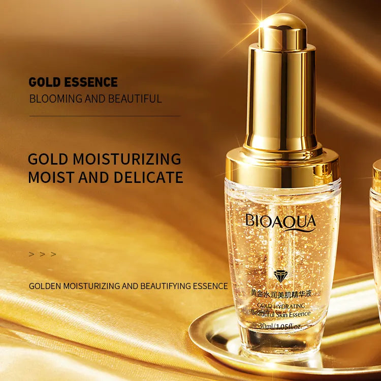 BIOAQUA Gold Skin Care Liquid Essence Face Serum - 30ml - Image 2