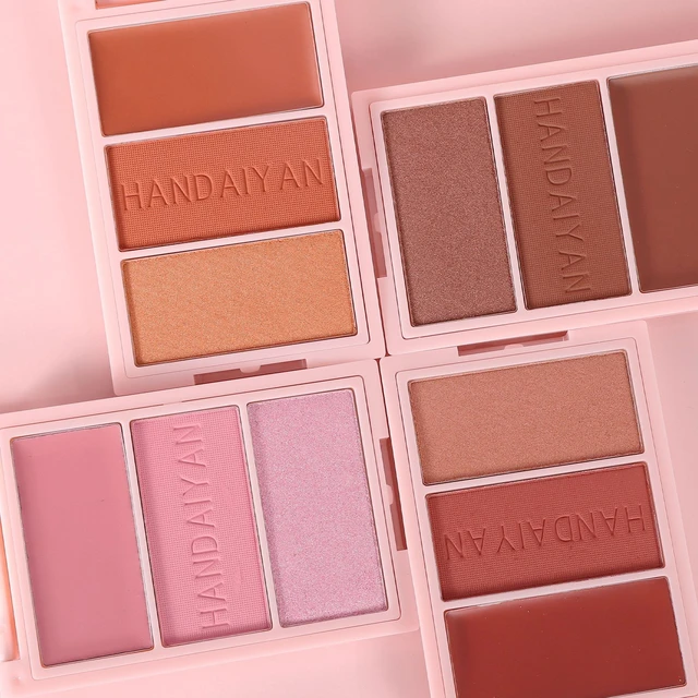 HANDAIYAN Cheek Blush 3D Trio Palette - Image 3