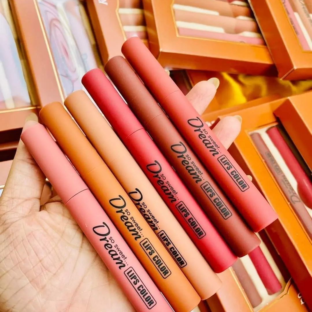 Heng Fang Dream Matte 6pcs Lipstick Set - Image 3