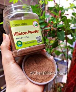 CHERISH HERBAL Hibiscus Powder জবাফুল গুড়া 50gm