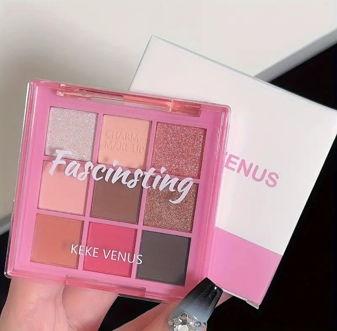 KEKE VENUS Fascinating 9 Color Eyeshadow Palette
