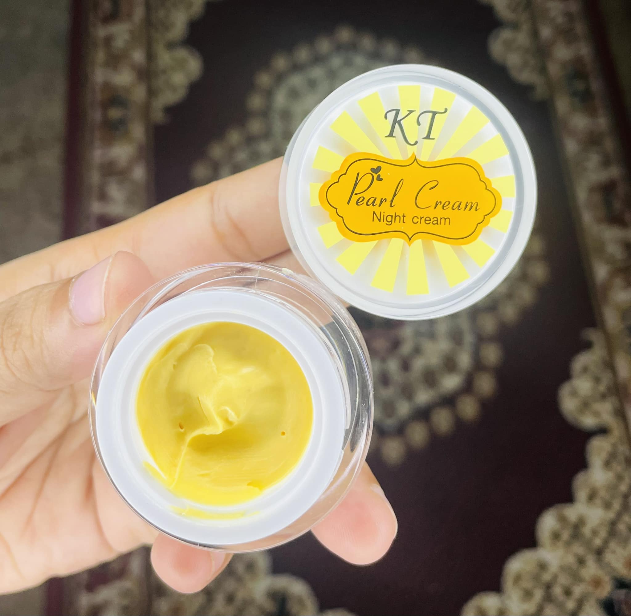 KT Pearl Night Cream 10gm - Image 3