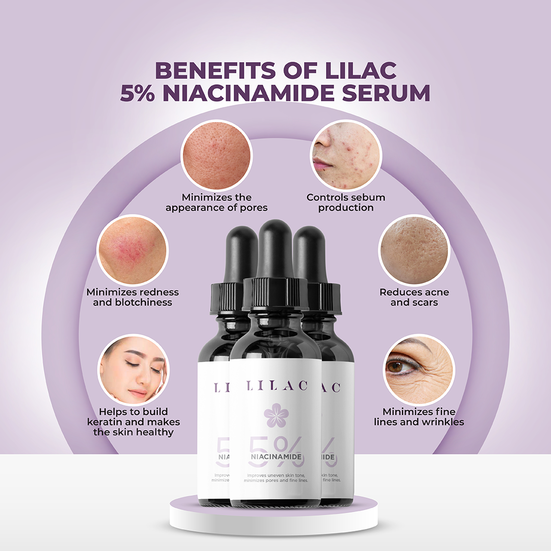LILAC NIACINAMIDE 5% SERUM - Image 3