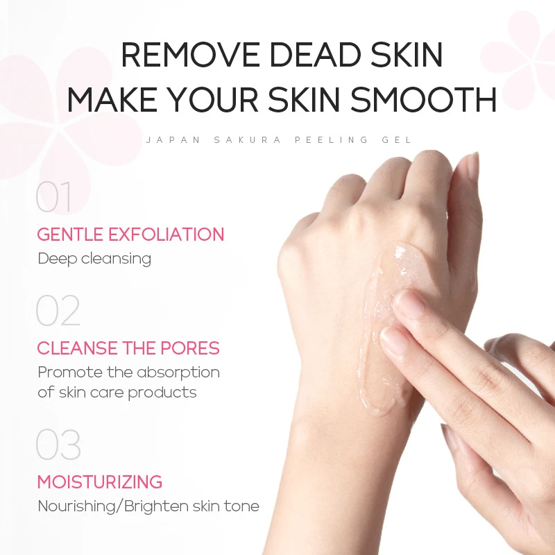 Laikou Japan Sakura Peeling Gel-60g - Image 3