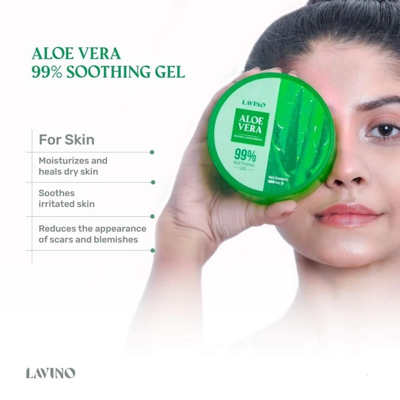 LAVINO Aloe Vera 99% Soothing Gel - 250ml - Image 2