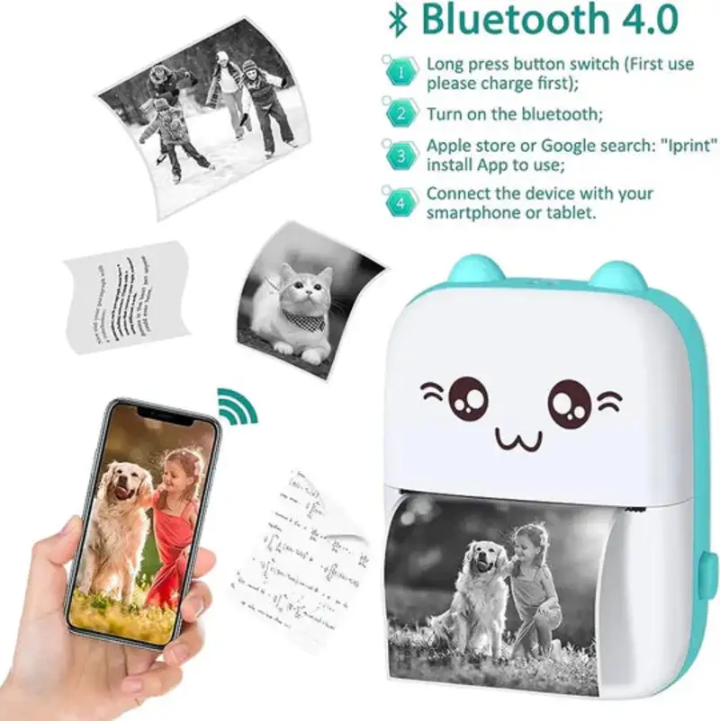 Portable Bluetooth Inkles Pocket Printer - Image 3