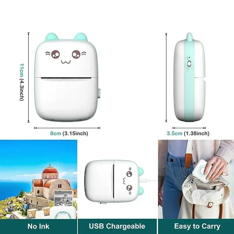 Portable Bluetooth Inkles Pocket Printer - Image 4