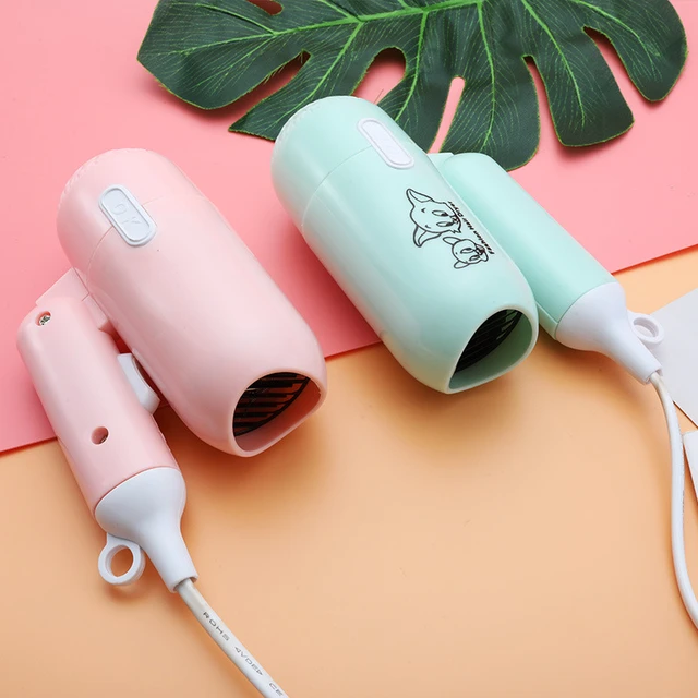Mini Cartoon Foldable Hair Dryer - Image 2