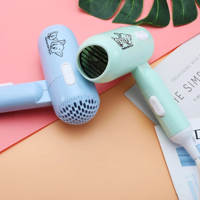 Mini Cartoon Foldable Hair Dryer - Image 3