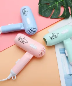 Mini Cartoon Foldable Hair Dryer