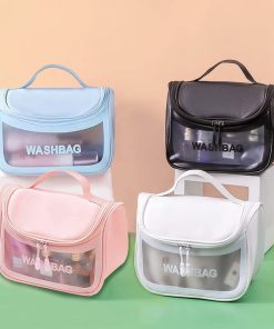 Multifunctional Transparent & Waterproof Cosmetics Bag for women 1 PC's (Random Color)
