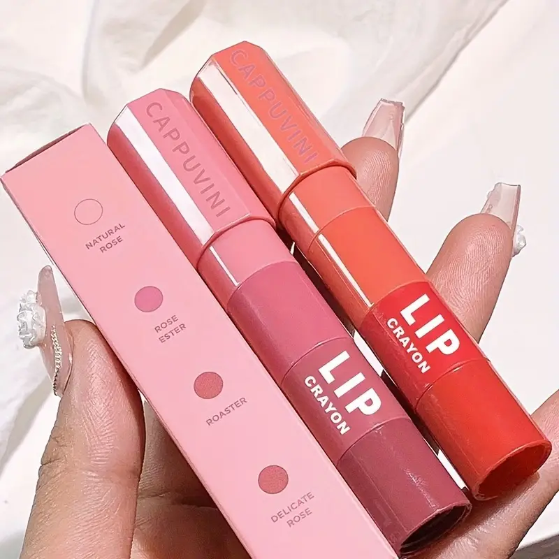 Cappuvini 4 In 1 Lip Crayon Velvet Lipstick - Image 4