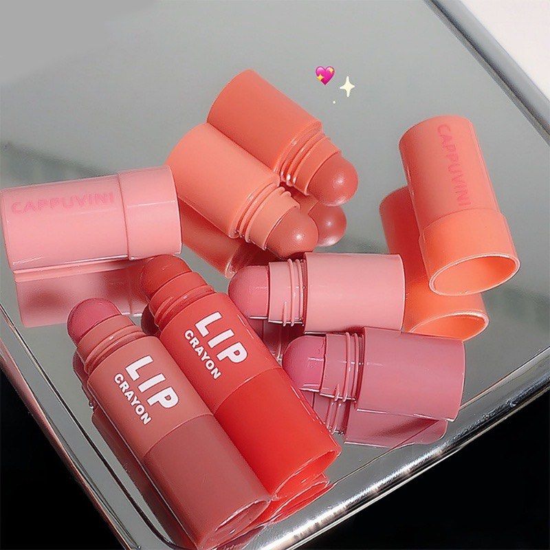Cappuvini 4 In 1 Lip Crayon Velvet Lipstick - Image 3