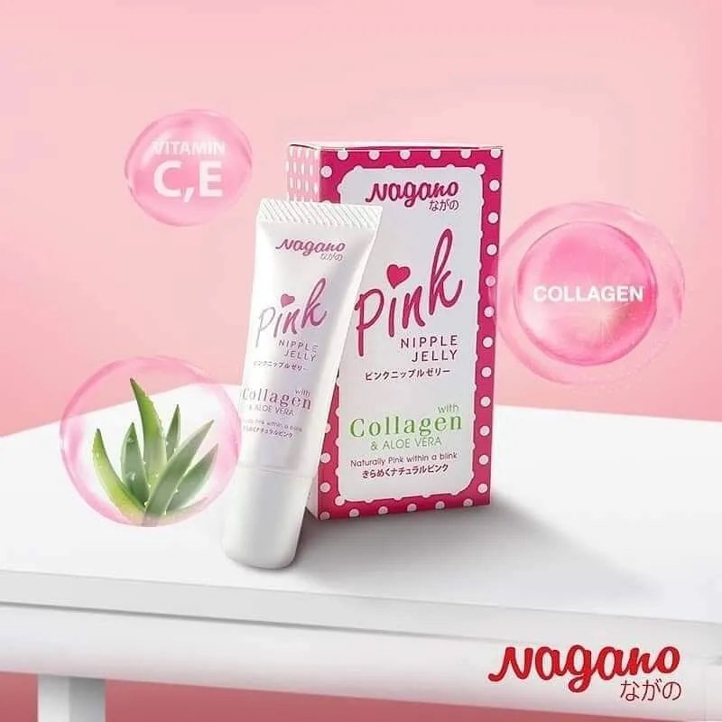 Nagano Pink Nipple Jelly with collagen and aloe vera naturally pink within a blink - Image 2
