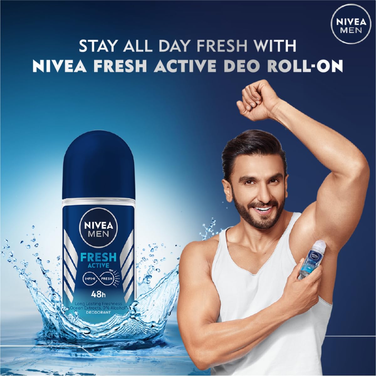 Nivea Men 48h Roll On Fresh Active - 50 ml - Image 2