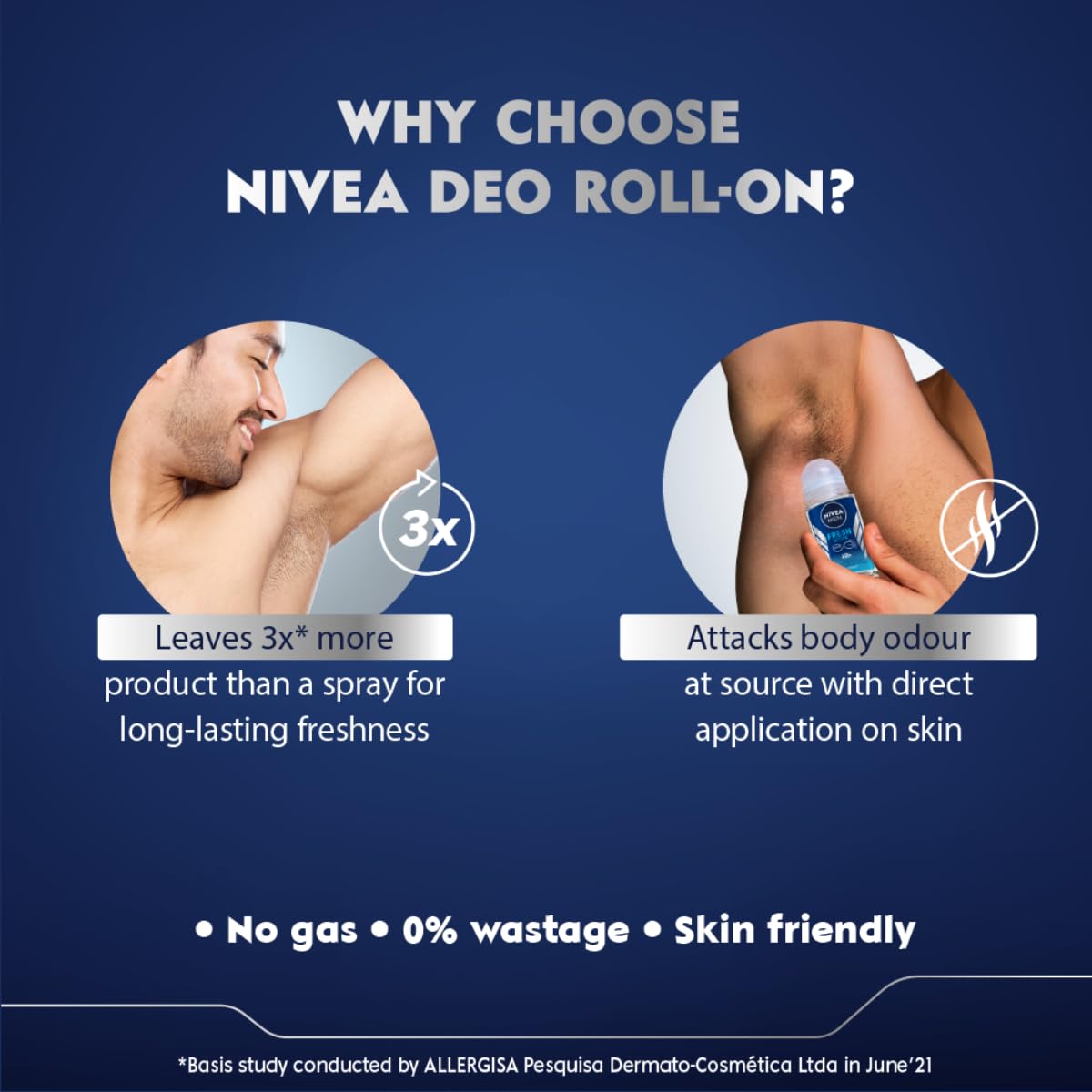 Nivea Men 48h Roll On Fresh Active - 50 ml - Image 4