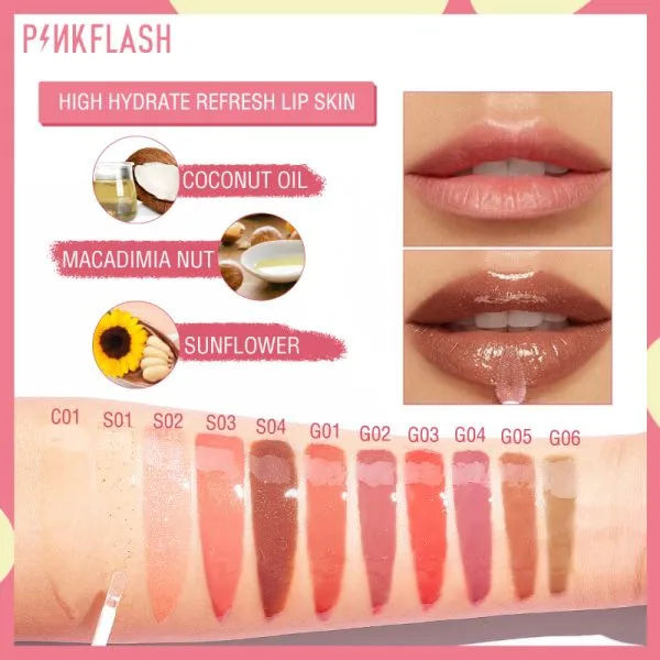 PinkFlash Ever Glossy Moist Lip Gloss - Image 2