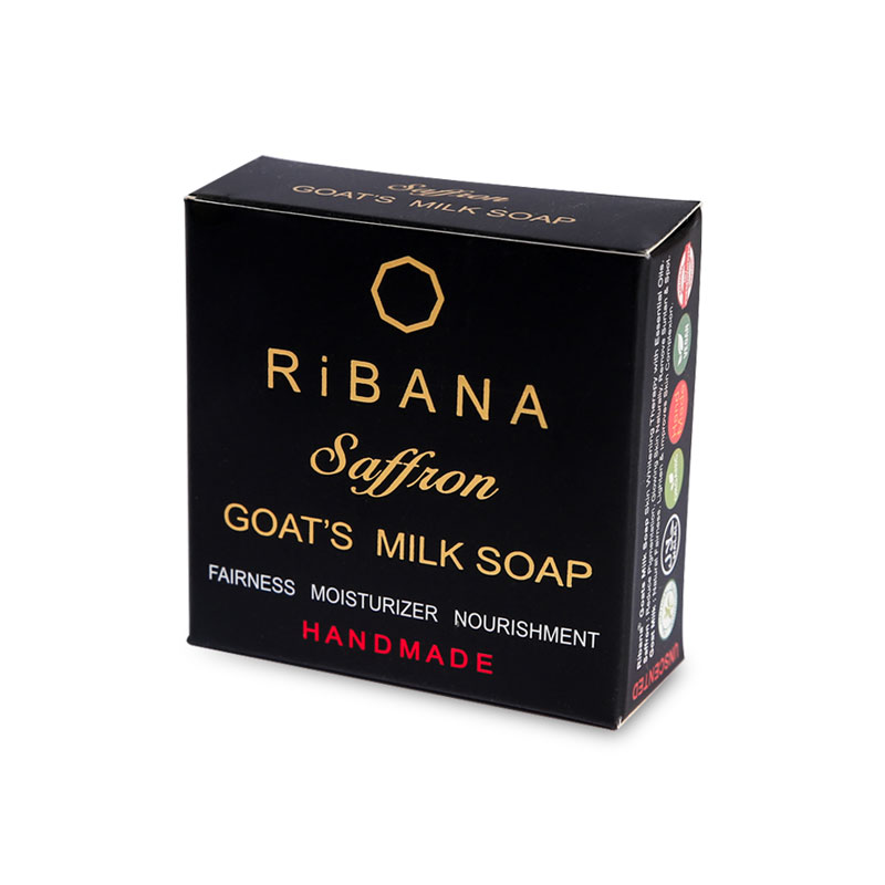 RIBANA Saffron Goats Milk Soap (110gm) - Image 2