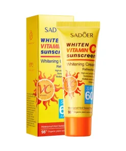 SADOER Whiten Vitamin C Sunscreen With SPF60+ PA+++ - 40g