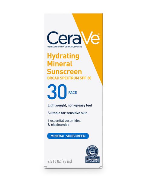 CeraVe Hydrating Mineral Sunscreen SPF 30 Face Lotion - Image 3