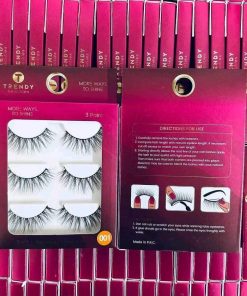 TRENDY Beauties 3 Pairs Eyelashes Set