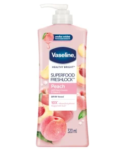 VASELINE Healthy Bright Superfood Freshlock Peach Lotion - 320ml