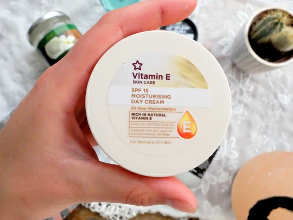 Superdrug's Vitamin E SPF 15 Moisturising Day Cream 100ml