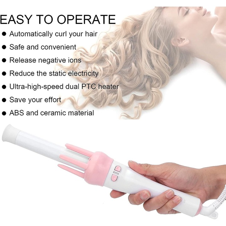 Vivid And Vogue Automatic Hair Curler And Rotating Hair - Image 2