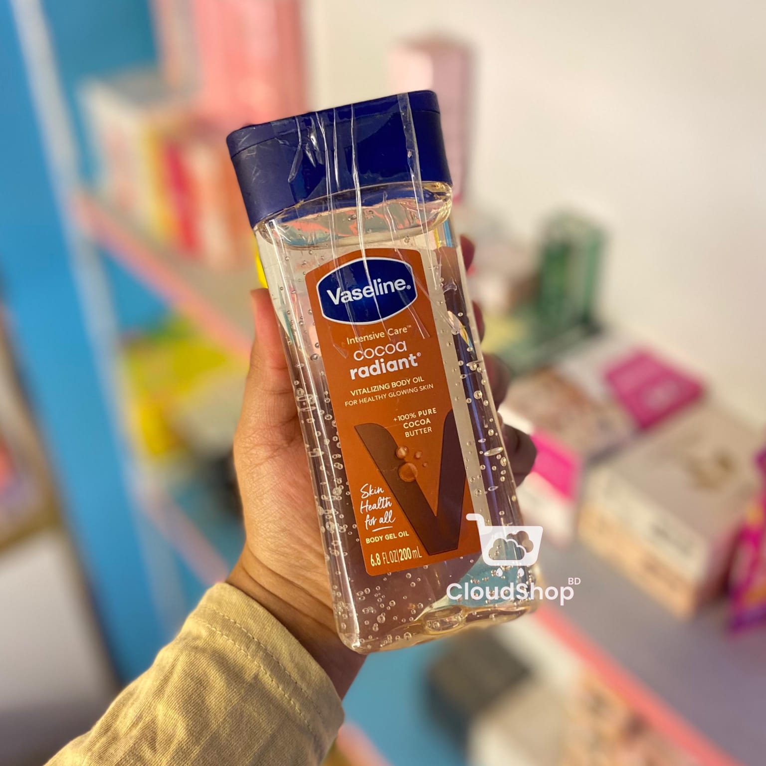 Vaseline Intensive Care Cocoa Radiant Body Gel Oil- 200ml
