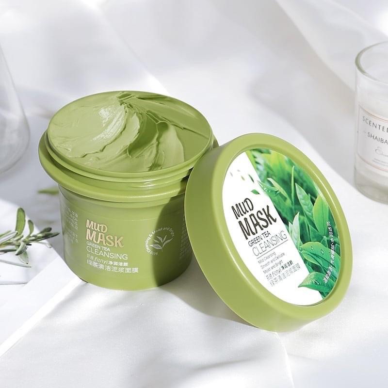 FENYI Green Tea Mud Mask 100g - Image 2