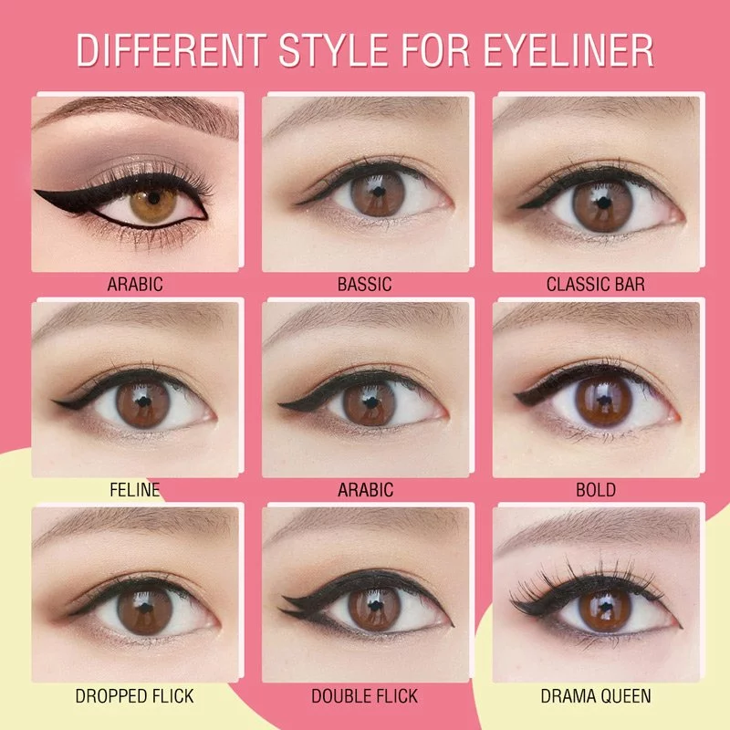 Pink Flash - E01 Lock All Day Eyeliner (Black) - Image 4