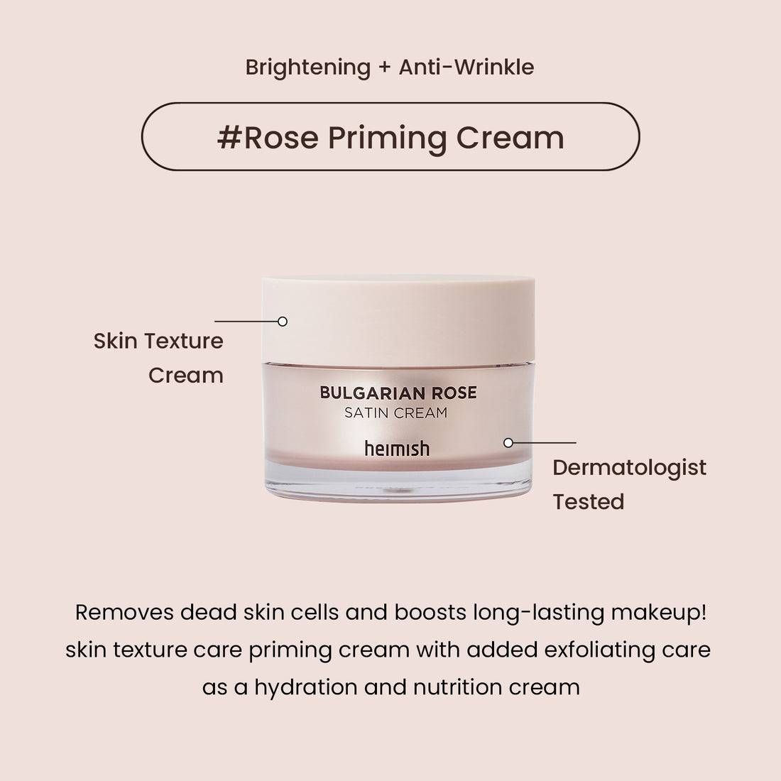 heimish Bulgarian Rose Satin Cream - Image 4