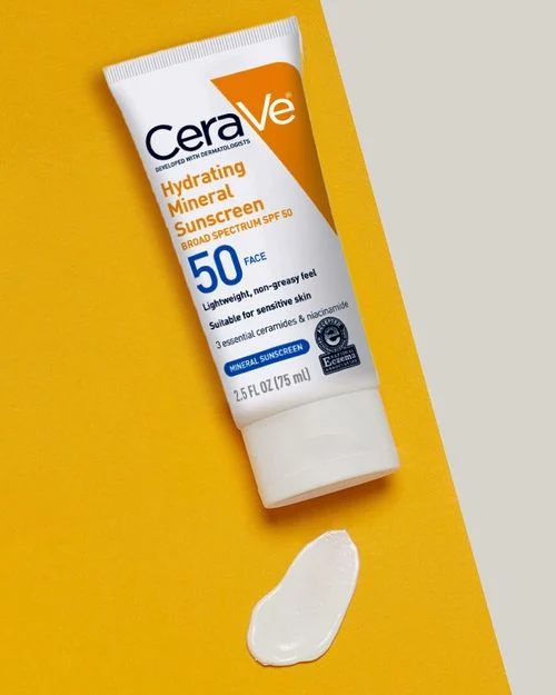 CeraVe Hydrating Mineral Sunscreen SPF 50 Face Lotion - Image 2