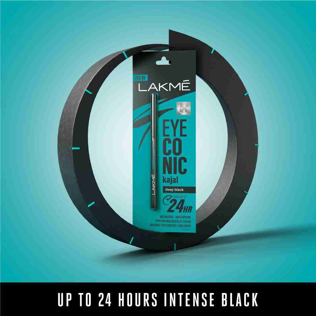 LAKME EYE CONIC KAJAL 9 to 5 FASSHIONISRA COLLECTION DEEP BLACK - Image 3