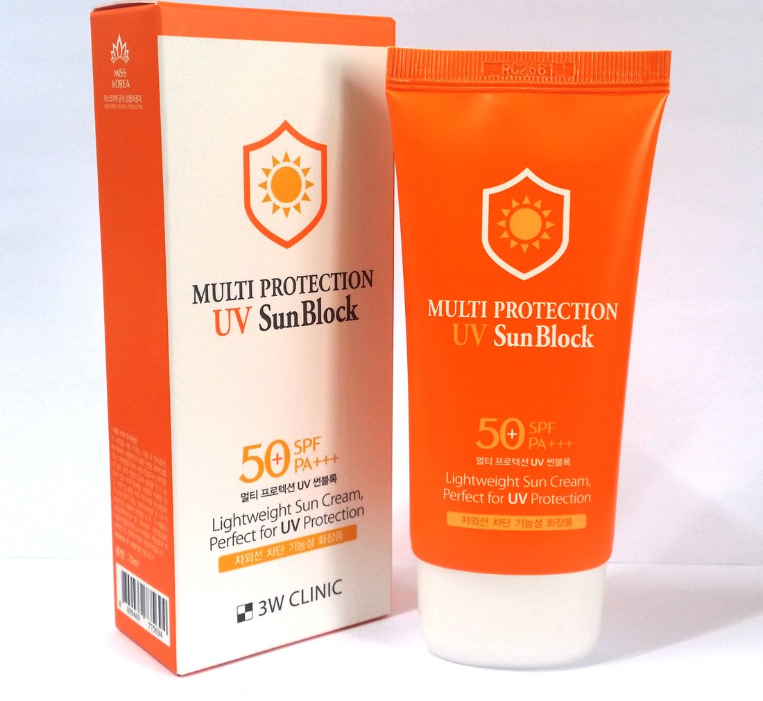 3W Clinic Multi Protection UV Sun Block SPF 50+ PA+++