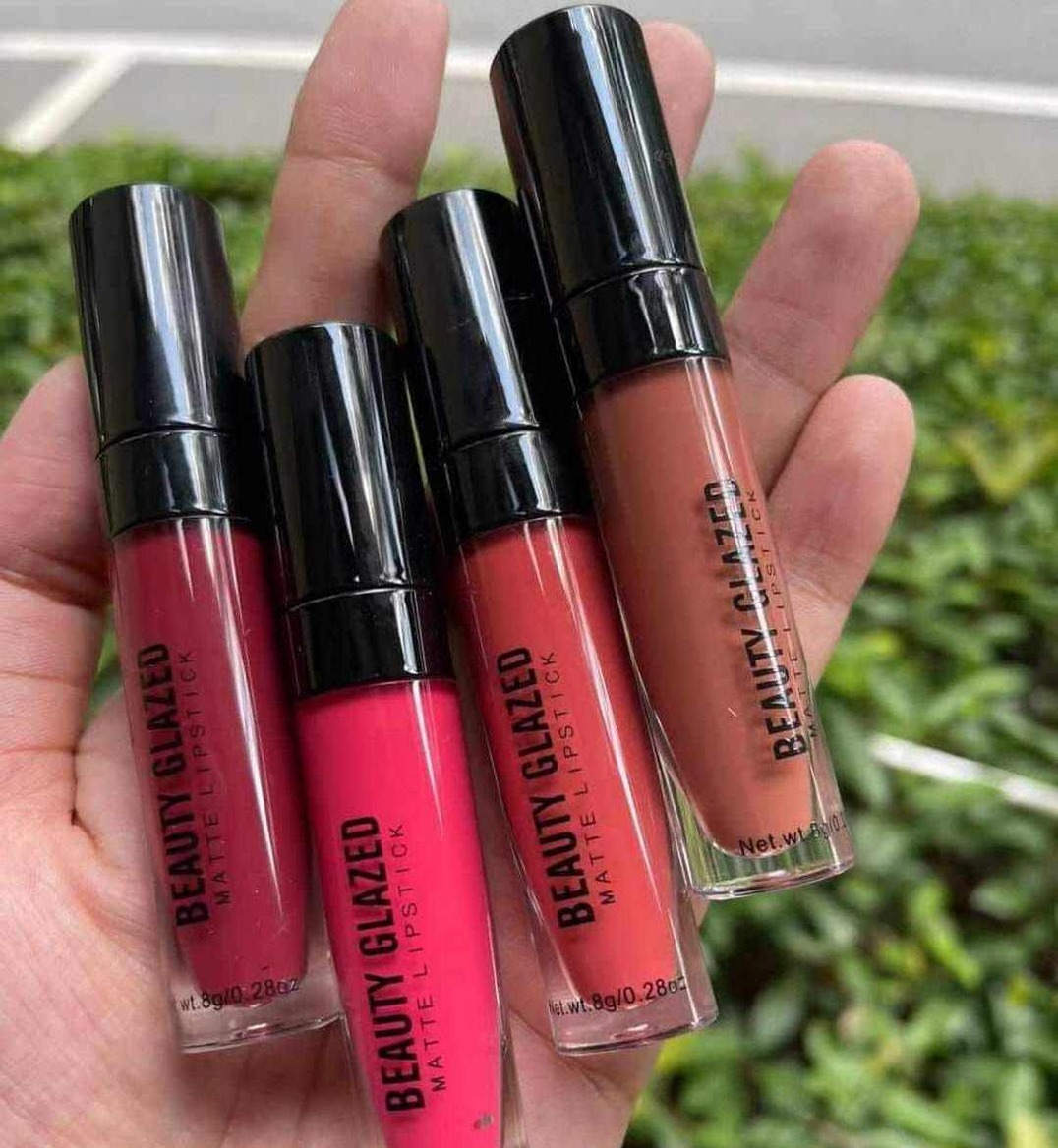 BEAUTY GLAZED Round Liquid Matte Lipstick