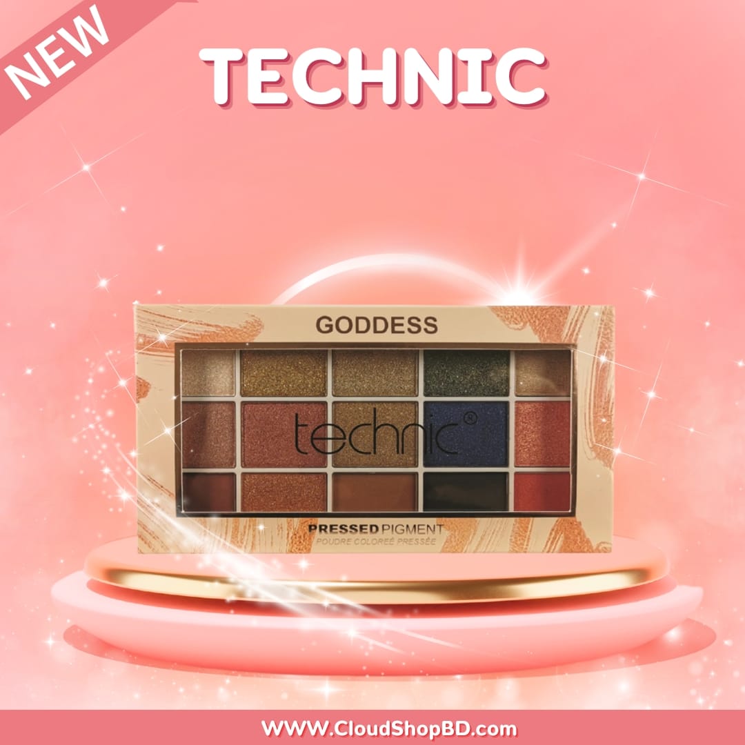 technic Goddess Pressed Pigment Eyeshadow Palette